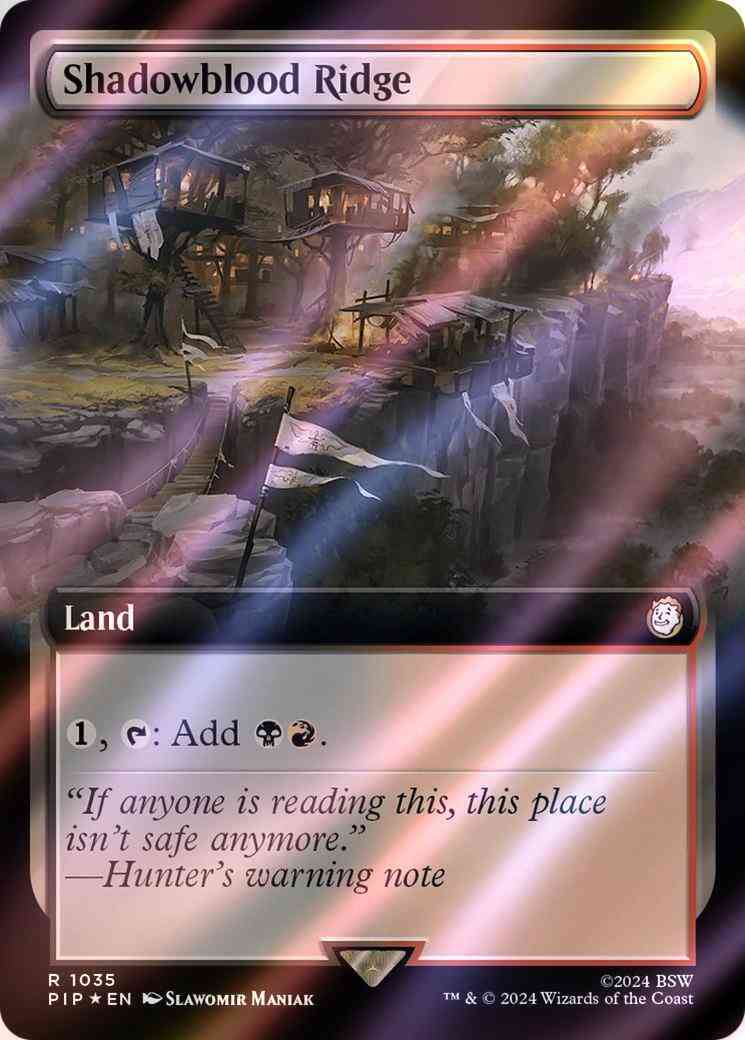 Shadowblood Ridge [1035] [Extended Art] [Fallout] [Surge Foil]