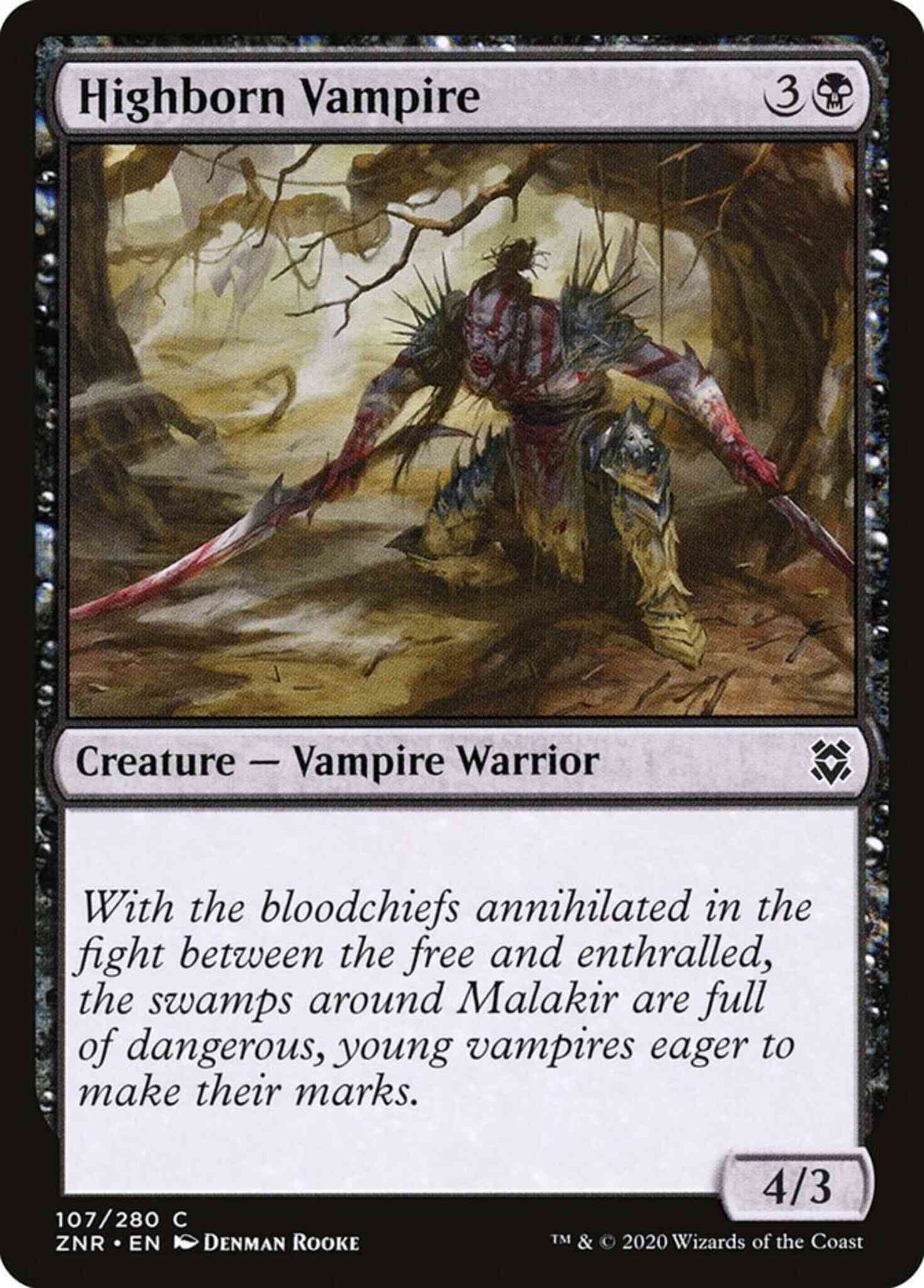 Highborn Vampire [107] [Zendikar Rising] [Non-Foil]