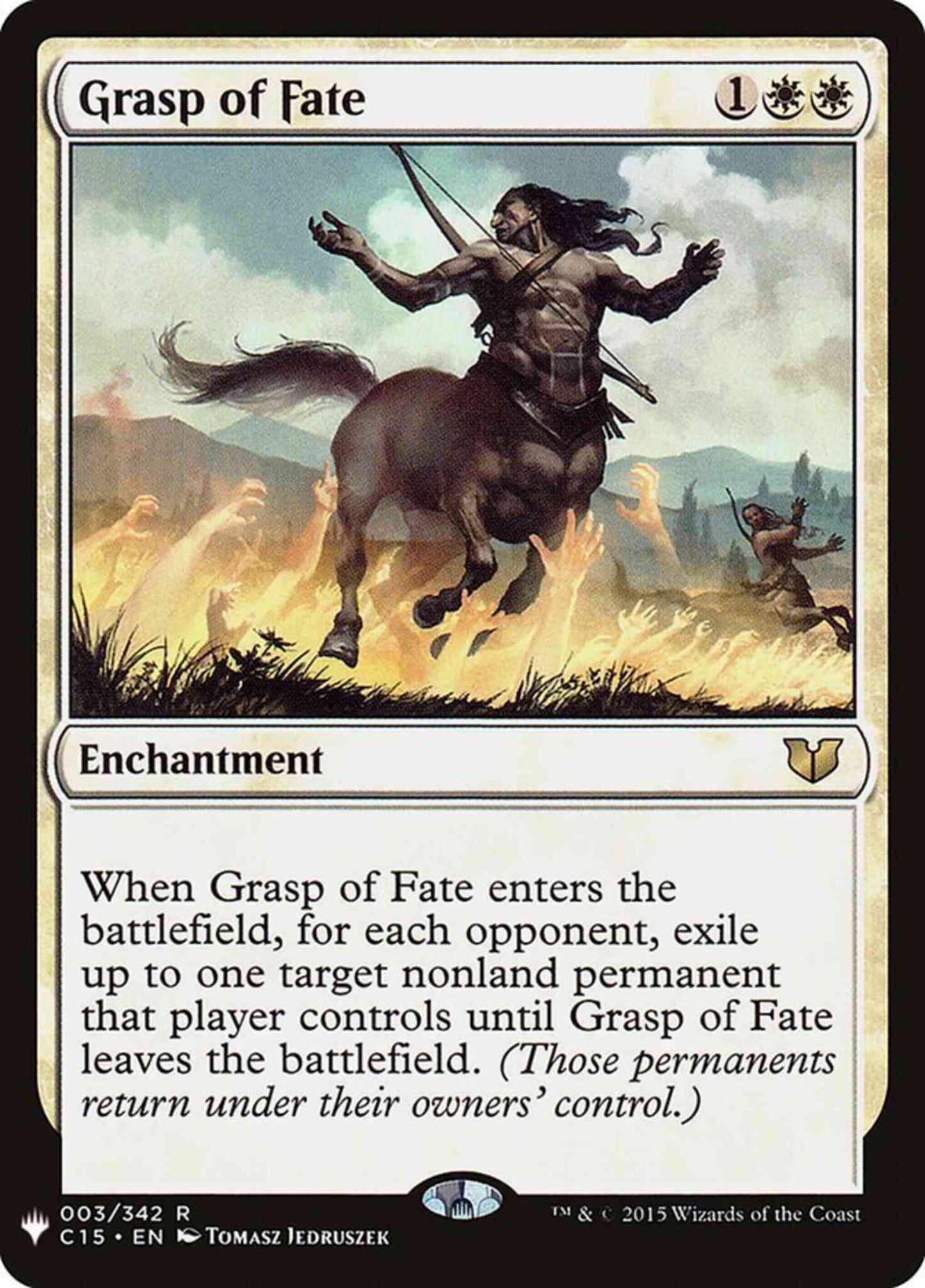 Grasp of Fate [C15-3] [The List] [Non-Foil]