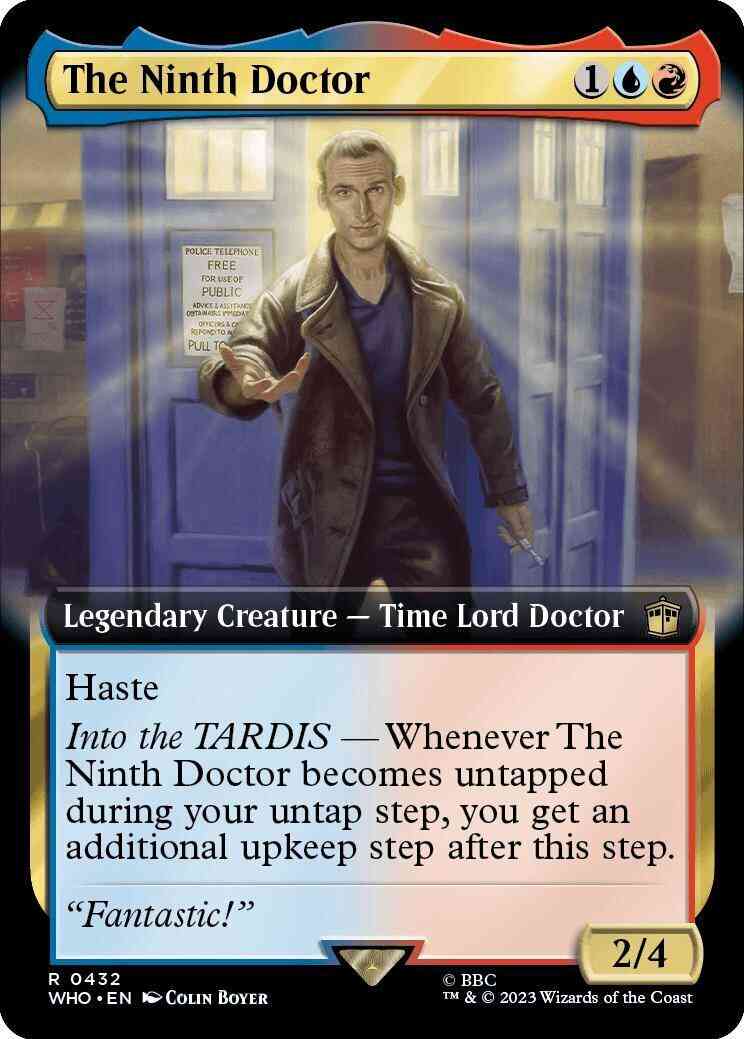 The Ninth Doctor [432] [Extended Art] [Universes Beyond: Doctor Who] [Non-Foil]