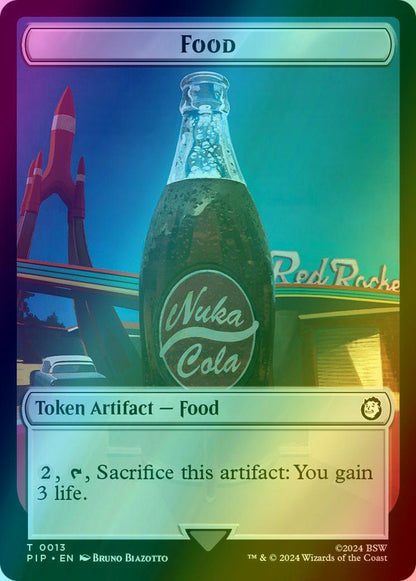 Clue Token (11) // Food Token (13) [Fallout: Tokens] [Foil]