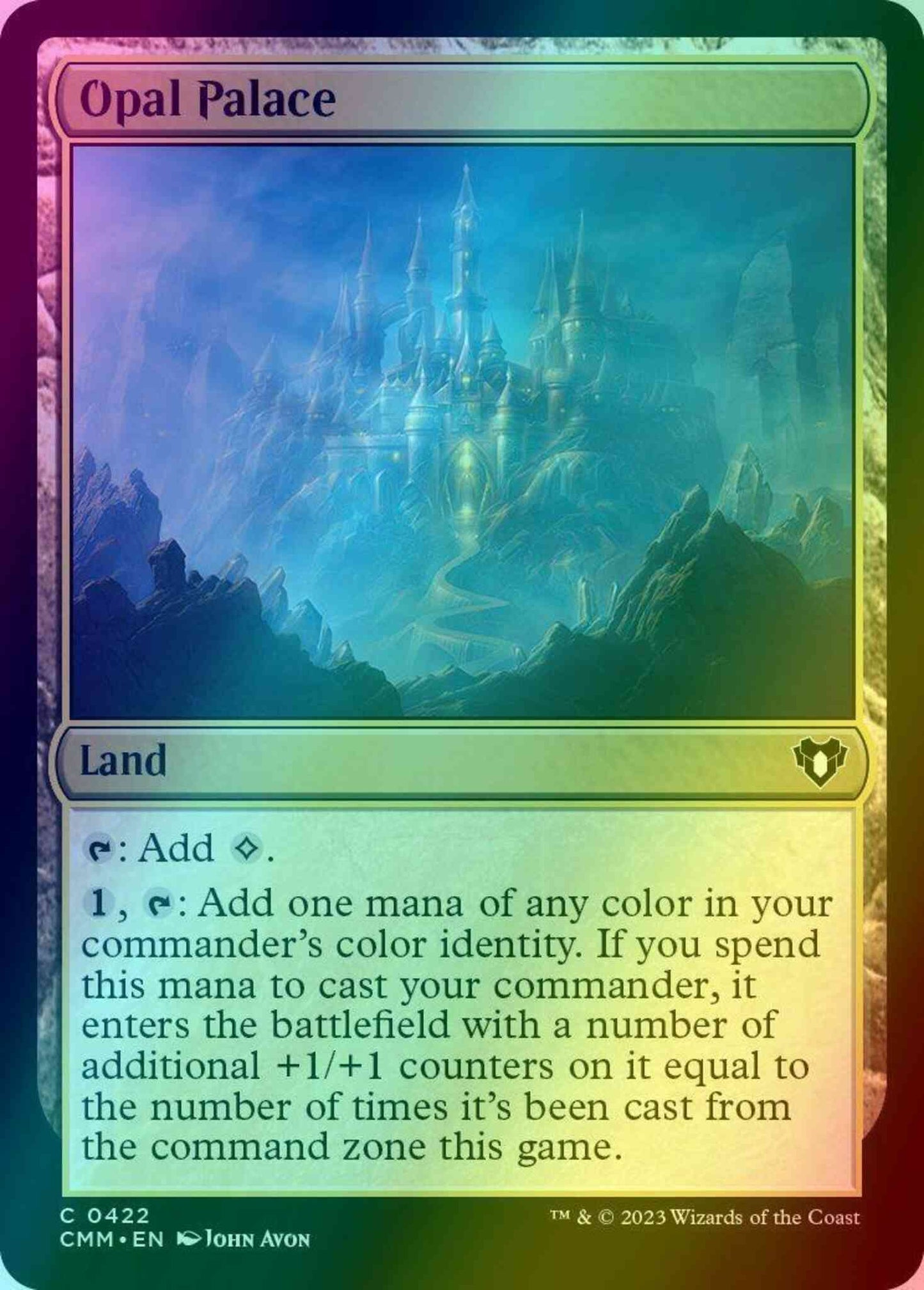 Opal Palace [422] [Commander Masters] [Foil]