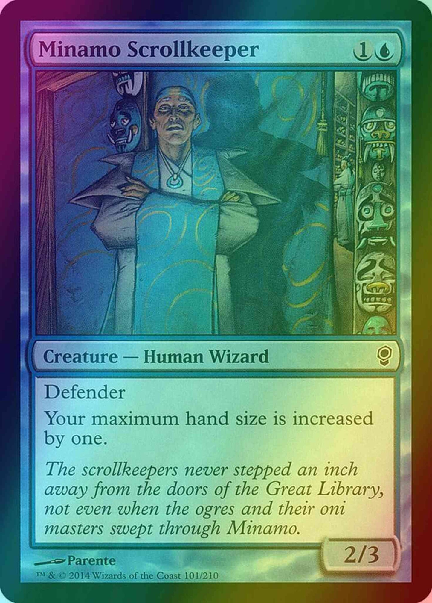 Minamo Scrollkeeper [101] [Conspiracy] [Foil]