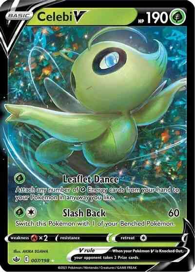 Celebi V - 007/198 - Rare Holo V [swsh6-007] [Ultra]