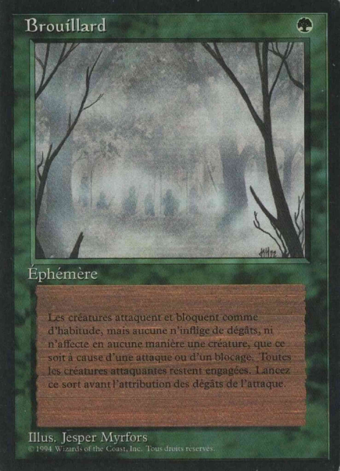 Fog - French [195] [Foreign Black Border: French] [Non-Foil]