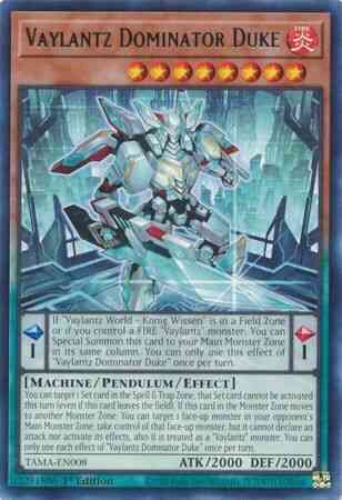 Vaylantz Dominator Duke - TAMA-EN008 - Rare - 1st Edition