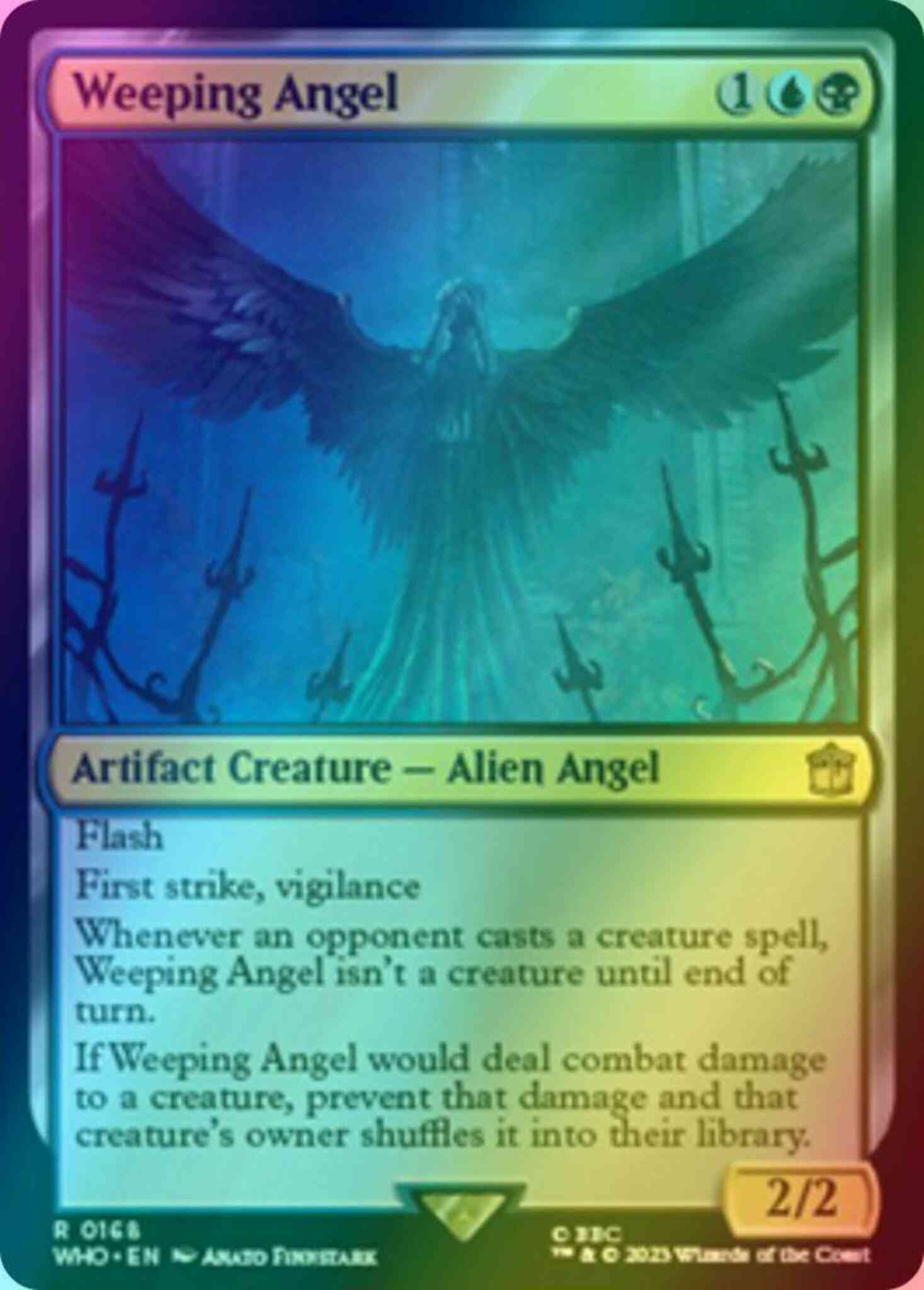Weeping Angel [168] [Universes Beyond: Doctor Who] [Foil] – Face