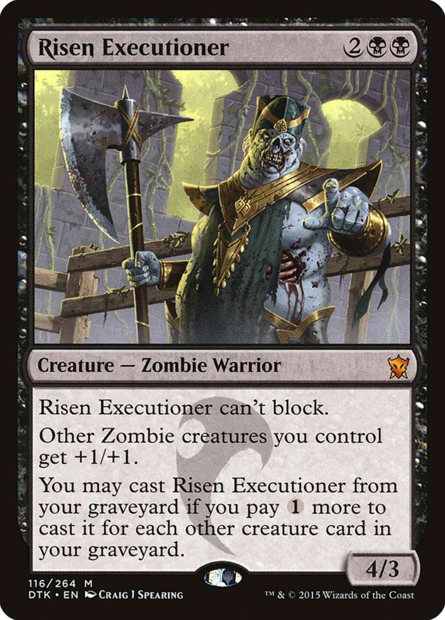 Risen Executioner [116] [Dragons Of Tarkir] [Non-Foil]