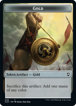 Dragon Token (33) // Gold Token (48) [Commander Legends: Battle for Baldur's Gate: Tokens] [Non-Foil]