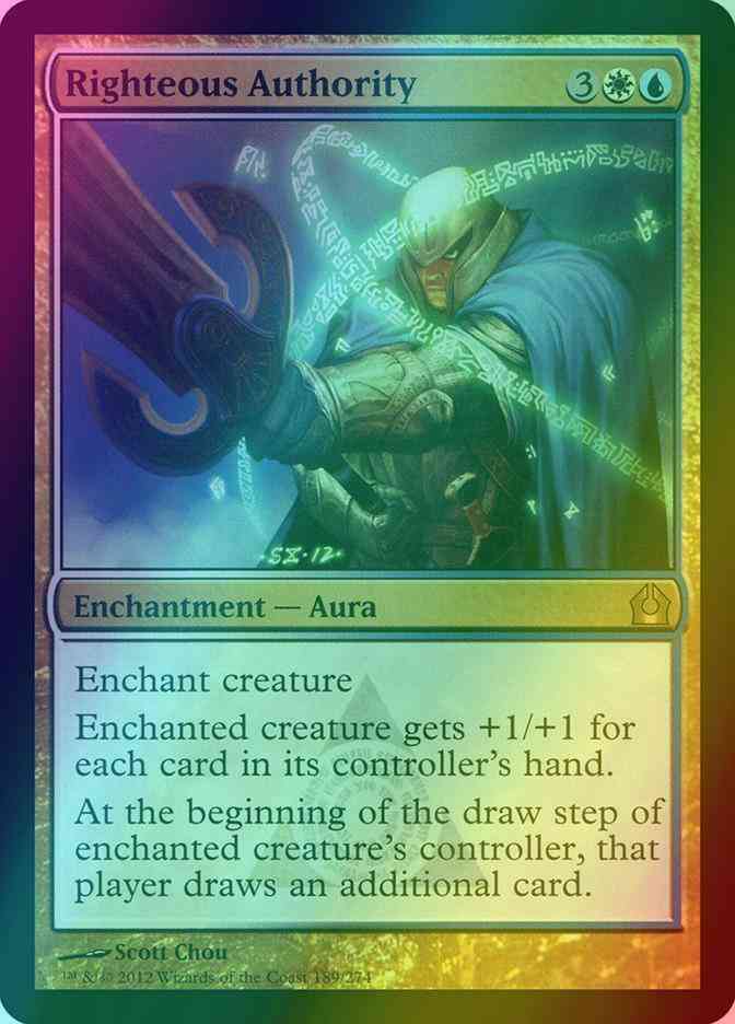 Righteous Authority [189] [Return To Ravnica] [Foil]
