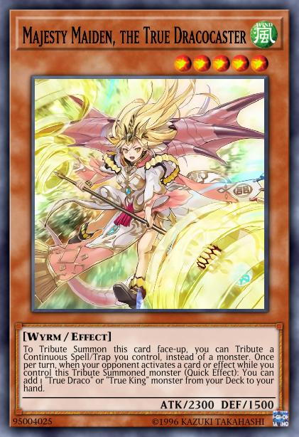 Majesty Maiden, the True Dracocaster - MACR-EN020 - Ultra Rare - 1st Edition