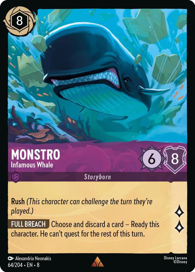 Monstro - Infamous Whale - 64/204 [Reign of Jafar] [Non-Foil]