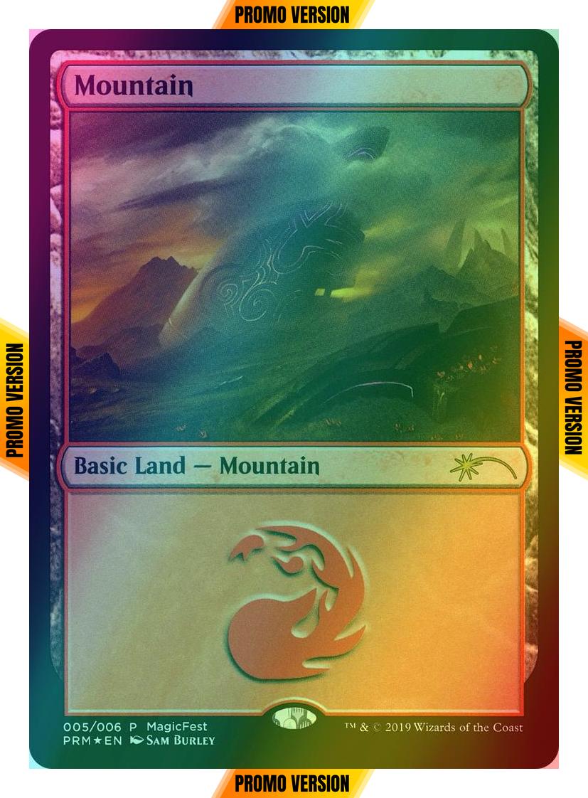 Mountain [2019] [05] [Dominaria] [MagicFest 2019] [Foil]