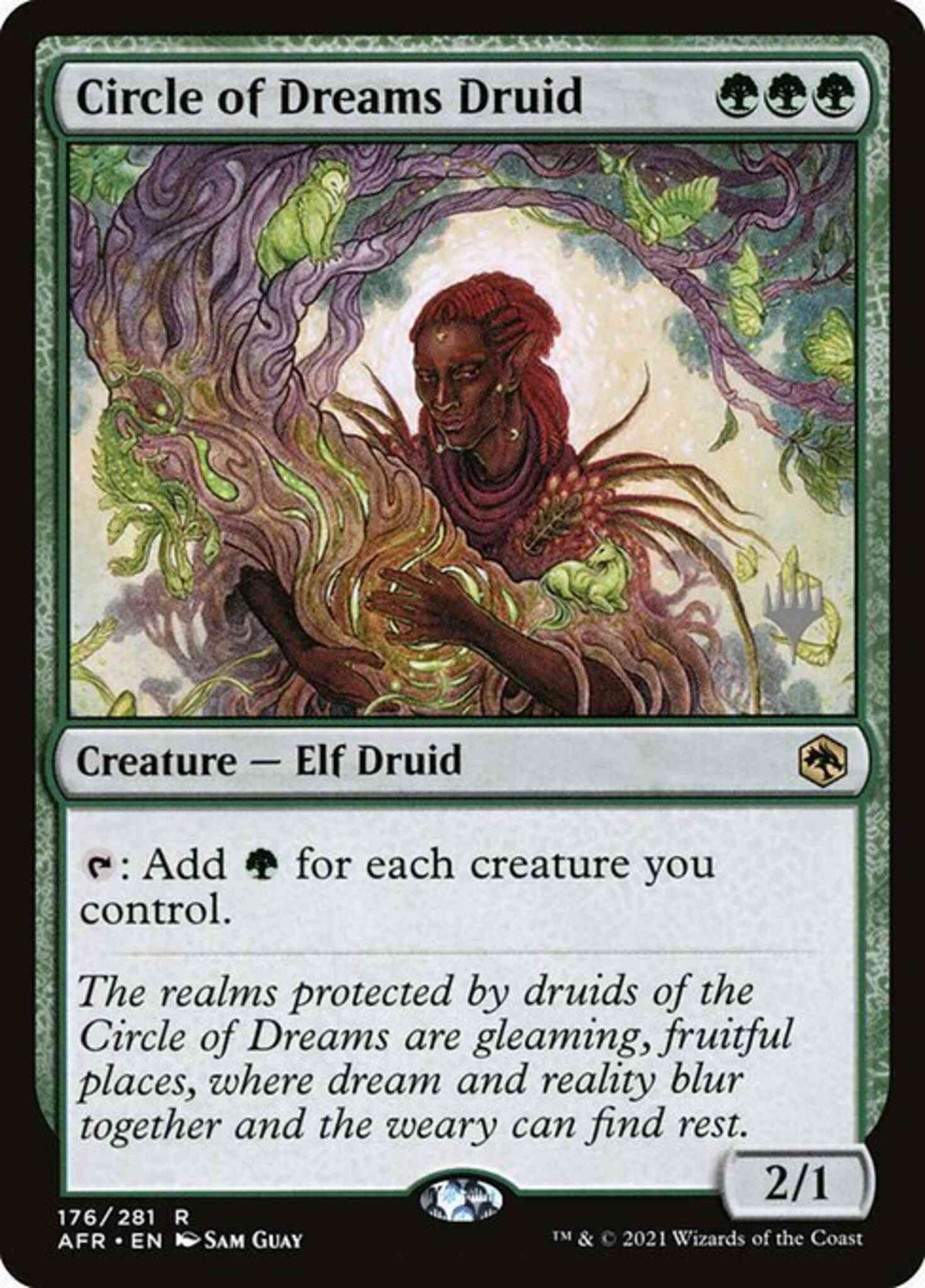 Circle of Dreams Druid [Promo Pack] [176p] [Adventures in the Forgotten Realms Promos] [Non-Foil]