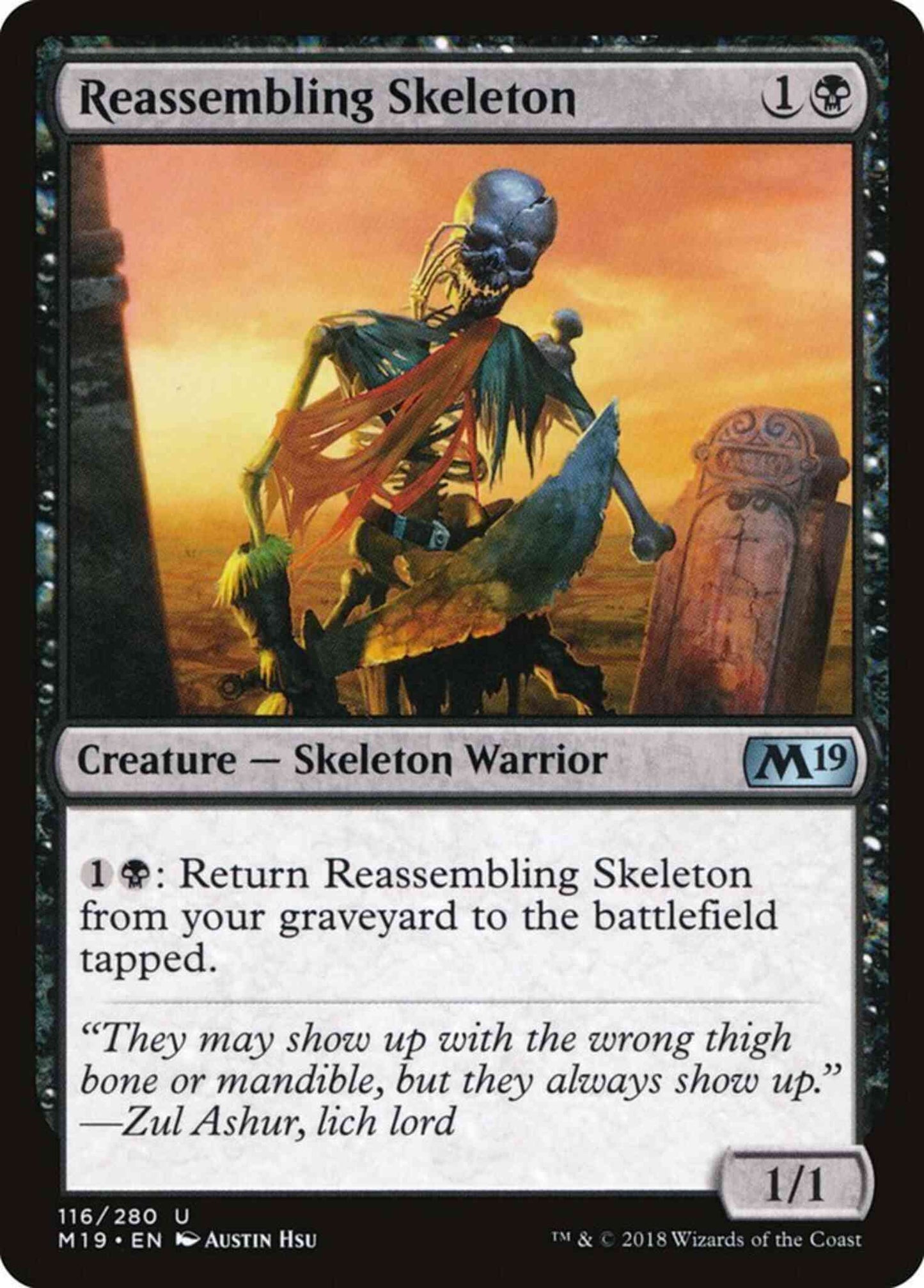 Reassembling Skeleton [116] [Core Set 2019] [Non-Foil]
