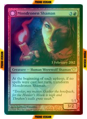 Mondronen Shaman // Tovolar's Magehunter [98] [Dark Ascension Promos] [Foil]