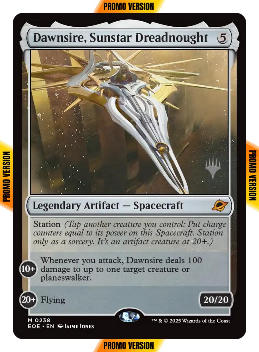 Dawnsire, Sunstar Dreadnought [238p] [Promo Pack] [Edge of Eternities: Promos] [Non-Foil]