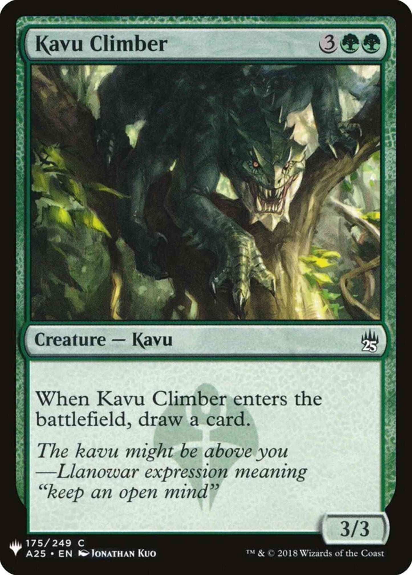 Kavu Climber [A25-175] [The List] [Non-Foil]