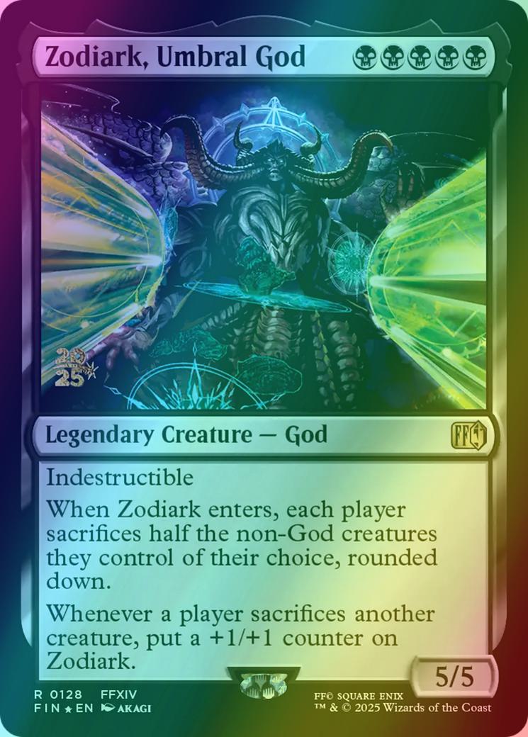 Zodiark, Umbral God [128s] [Prerelease] [FINAL FANTASY: Promos] [Foil]