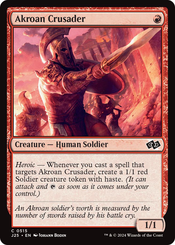 Akroan Crusader [515] [Foundations: Jumpstart] [Non-Foil]