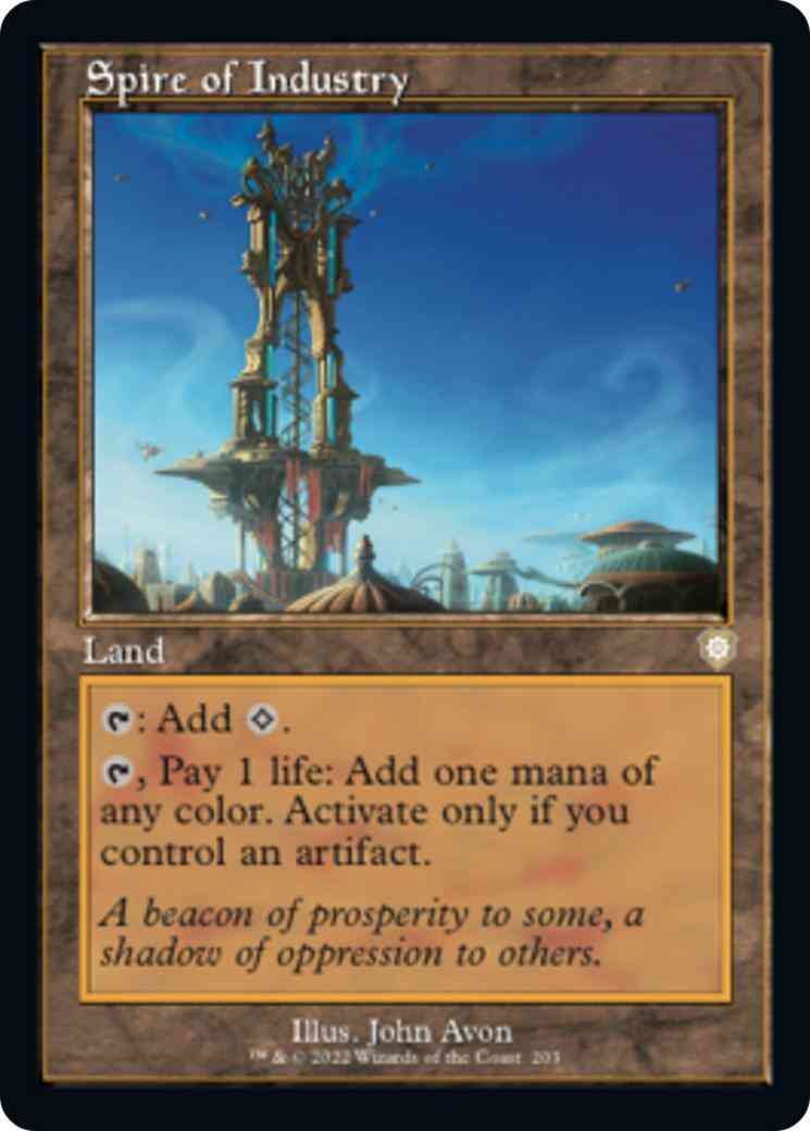 Spire of Industry [203] [Retro Frame] [The Brothers' War: Commander] [Non-Foil]