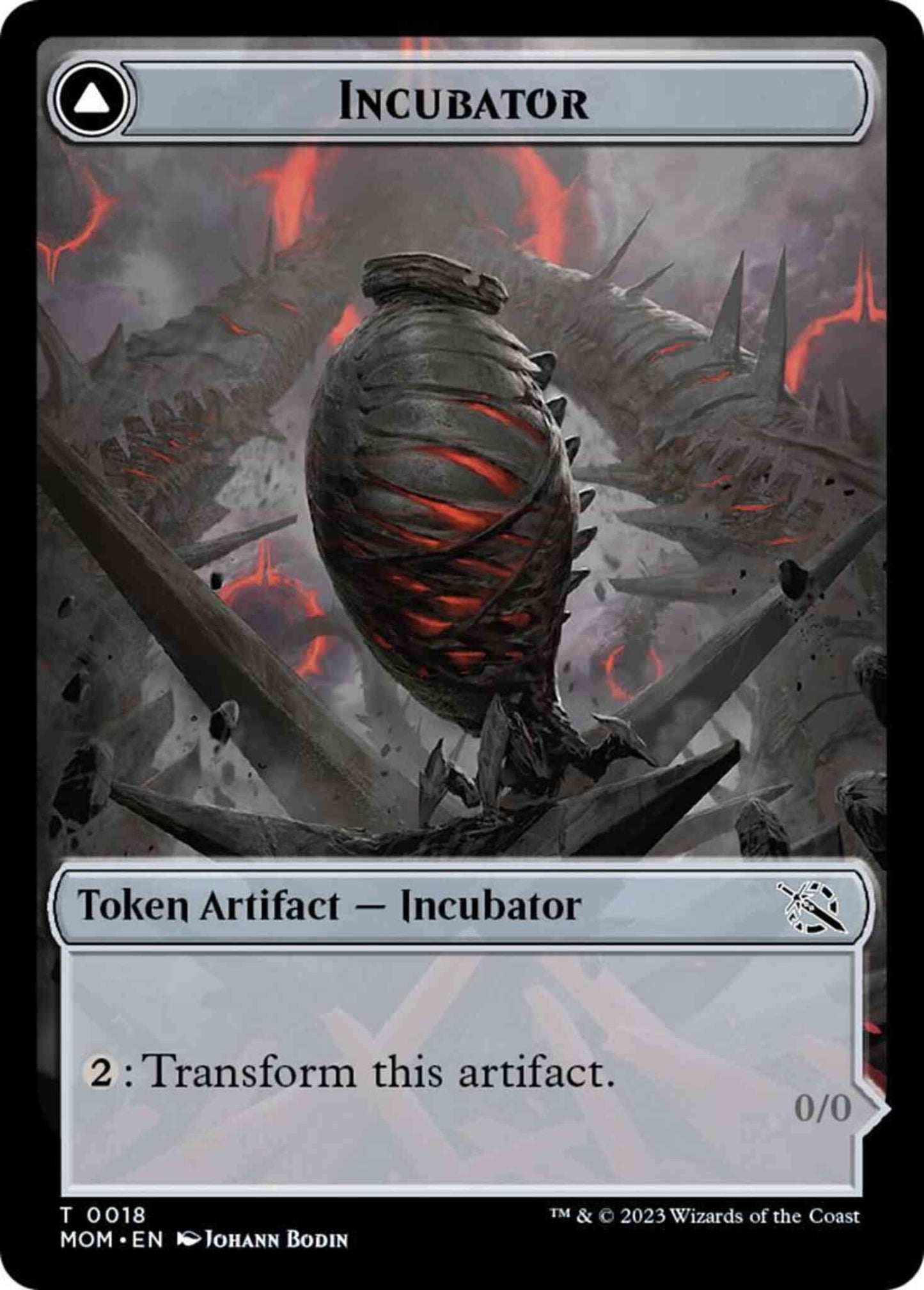 Incubator Token (18) // Phyrexian Token (18) [18] [March of the Machine: Tokens] [Non-Foil]