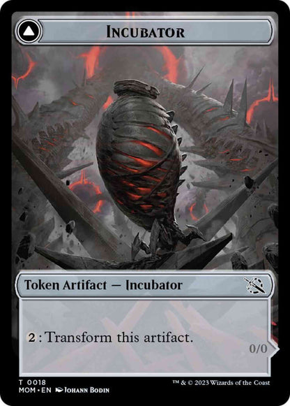 Incubator Token (18) // Phyrexian Token (18) [18] [March of the Machine: Tokens] [Non-Foil]