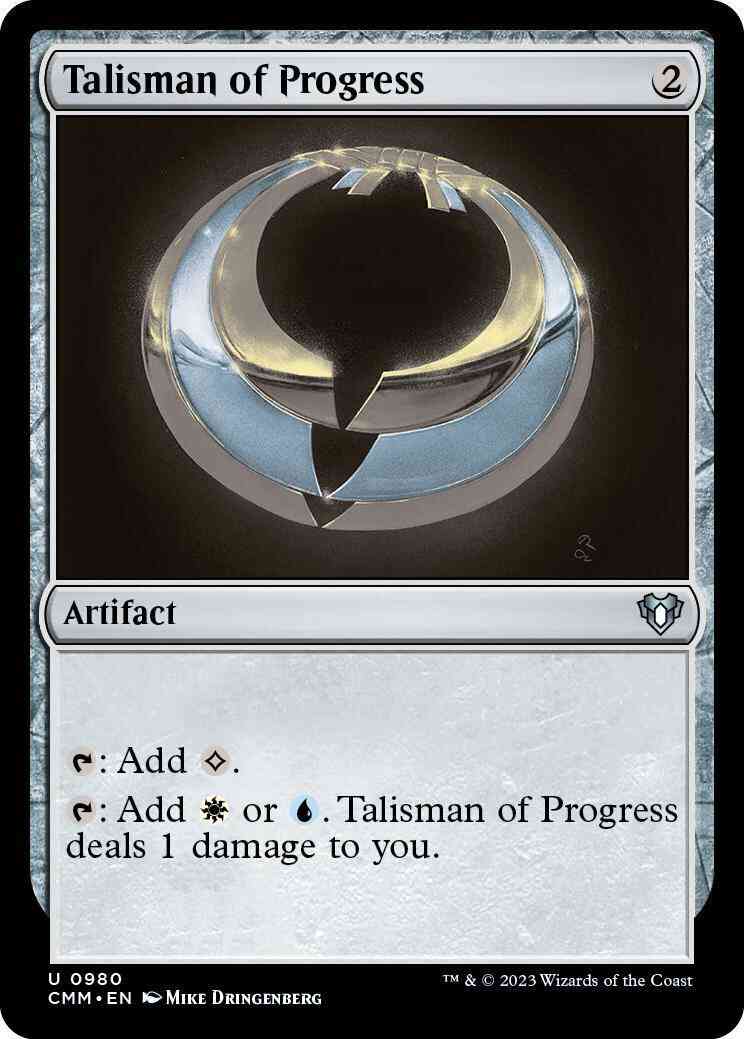 Talisman of Progress [980] [Commander Masters] [Non-Foil]