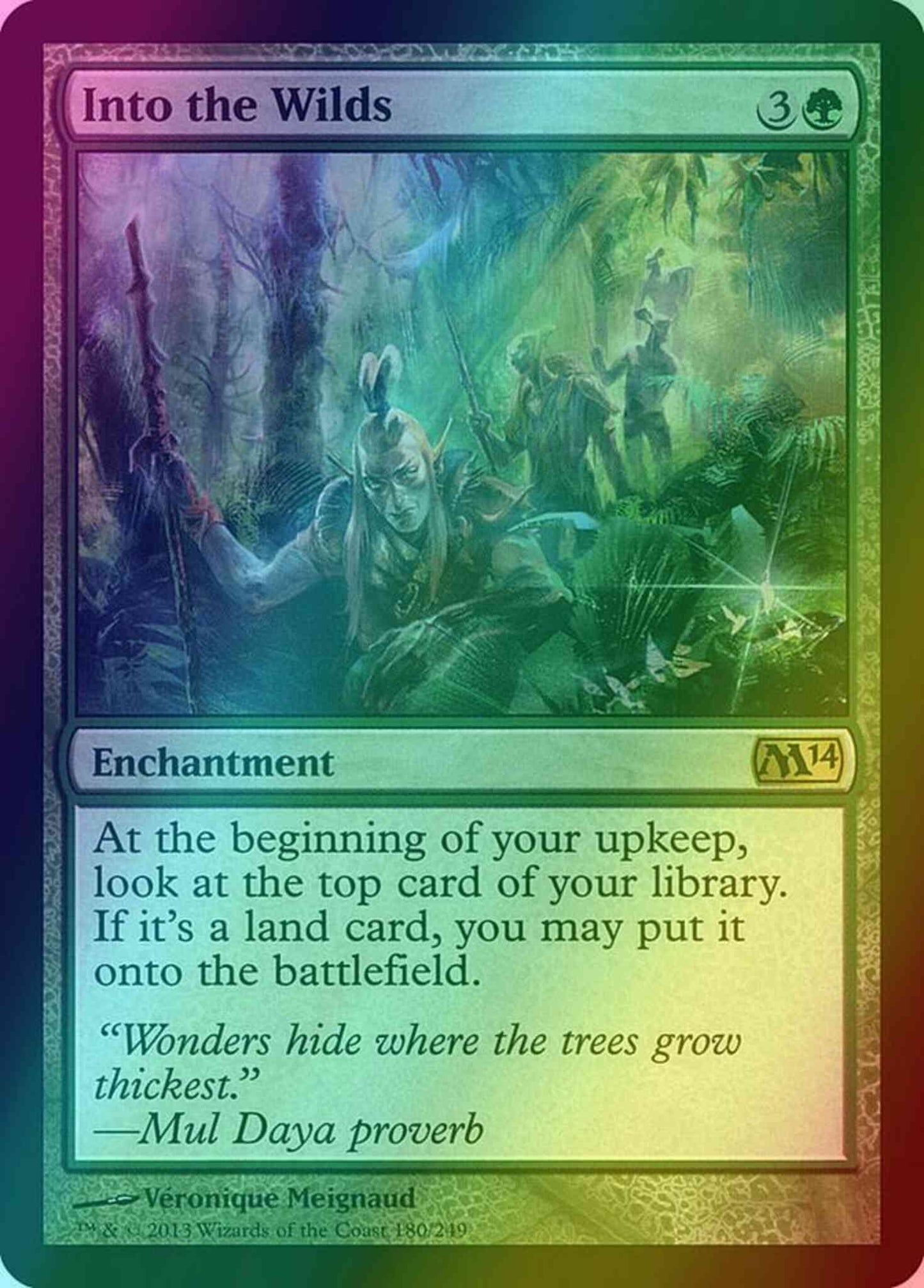 Into the Wilds [180] [Magic 2014] [Foil]