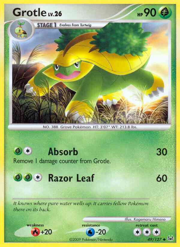 Grotle - 49/127 - Uncommon [pl1-49] [Non-Holo]