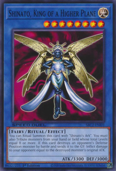Shinato, King of a Higher Plane - SBC2-ENI01 - Common - 1st Edition