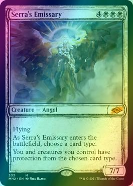 Serra's Emissary [333] [Sketch Showcase] [Modern Horizons 2] [Foil]