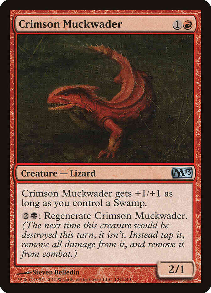 Crimson Muckwader [127] [Magic 2013] [Non-Foil]