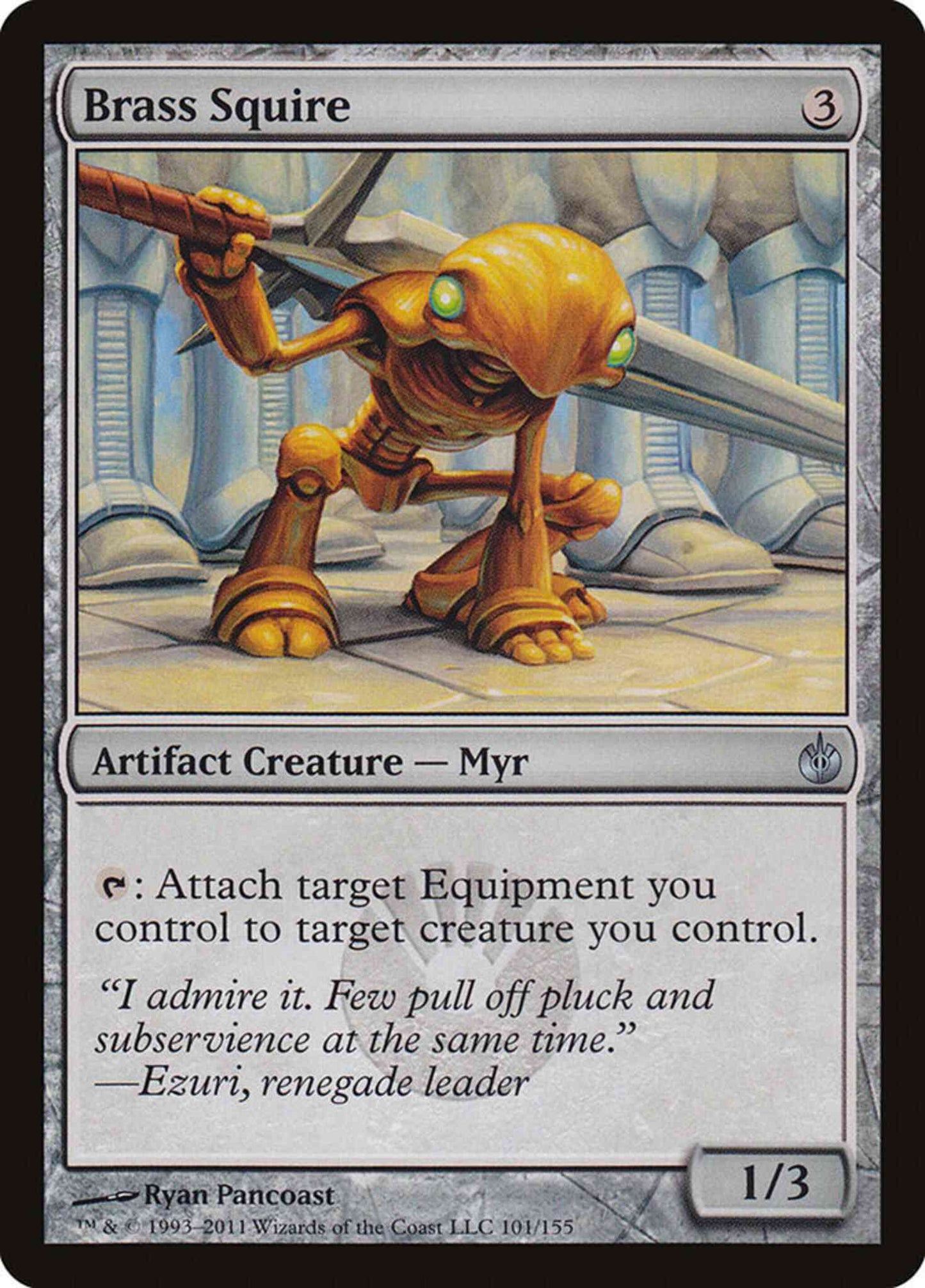Brass Squire [101] [Mirrodin Besieged] [Non-Foil]