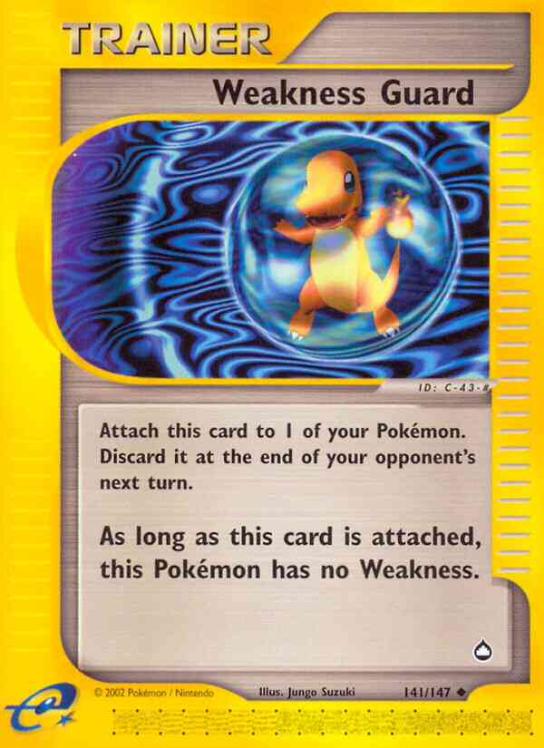 Weakness Guard - 141/147 - Uncommon [ecard2-141] [Non-Holo]