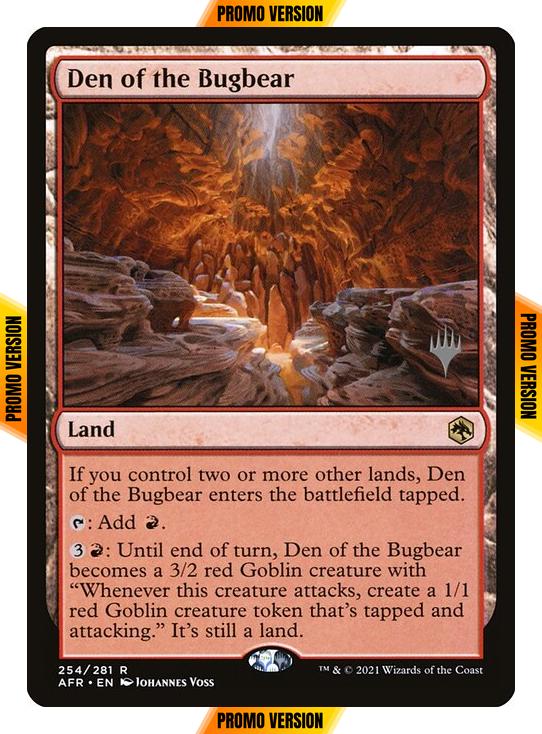 Den of the Bugbear [Promo Pack] [254p] [Adventures in the Forgotten Realms Promos] [Non-Foil]