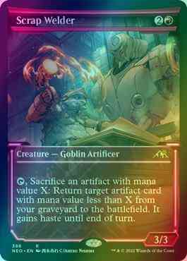 Scrap Welder [388] [Soft Glow Showcase] [Kamigawa: Neon Dynasty] [Foil]