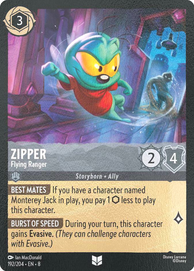 Zipper - Flying Ranger - 192/204 [Reign of Jafar] [Cold Foil]