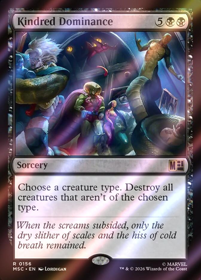 Kindred Dominance [156] [Marvel Super Heroes: Commander] [Surge Foil]