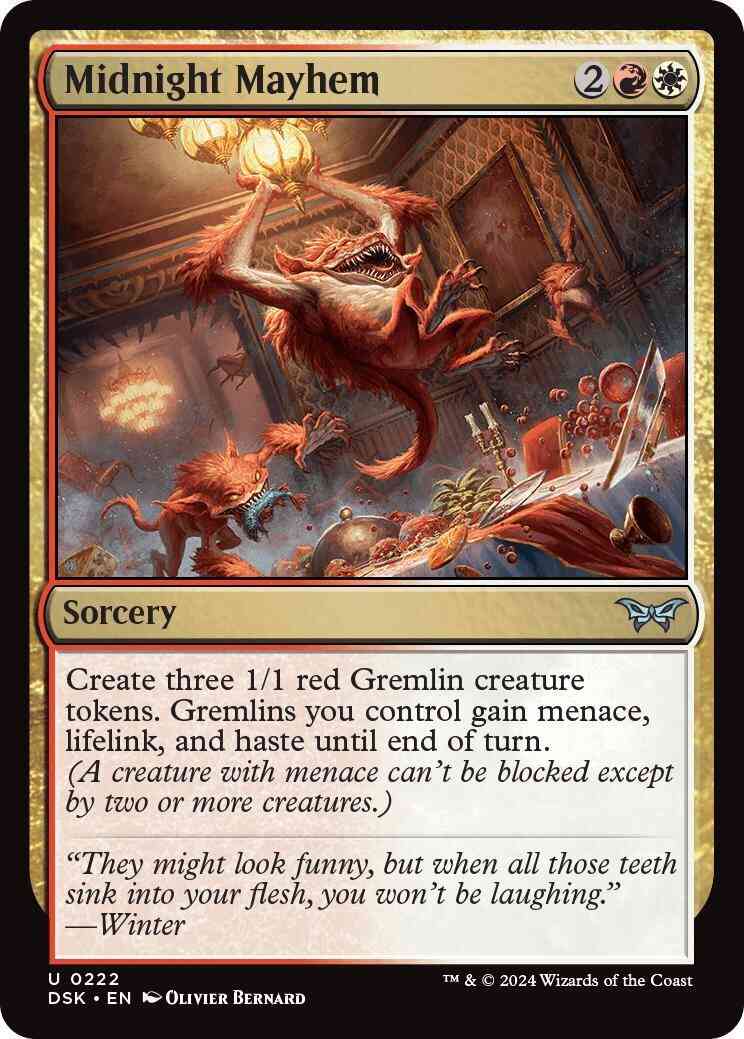 Midnight Mayhem [222] [Duskmourn: House of Horror] [Foil]