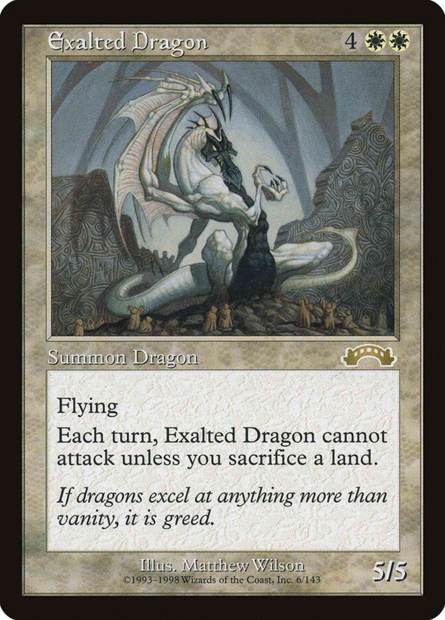 Exalted Dragon [6] [Exodus] [Non-Foil]