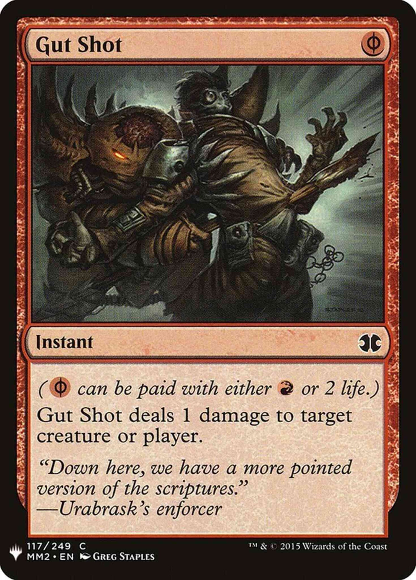 Gut Shot [MM2-117] [The List] [Non-Foil]