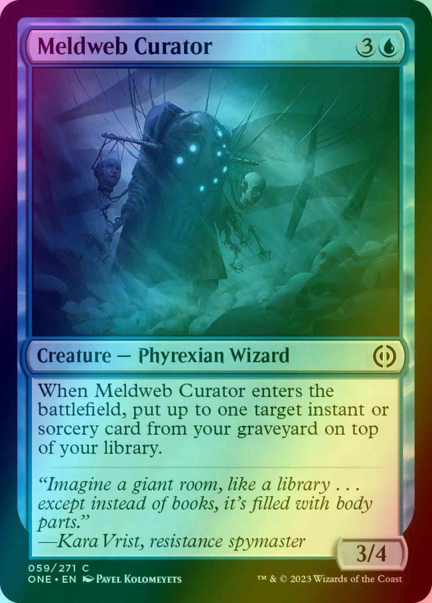 Meldweb Curator [59] [Phyrexia: All Will Be One] [Foil]