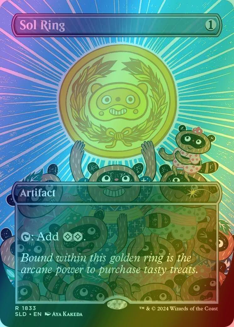 Sol Ring [1833] [Borderless] [20 Ways to Win] [Secret Lair Drop] [Foil]