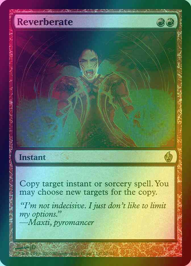 Reverberate [20] [Premium Deck Series: Fire and Lightning] [Foil]