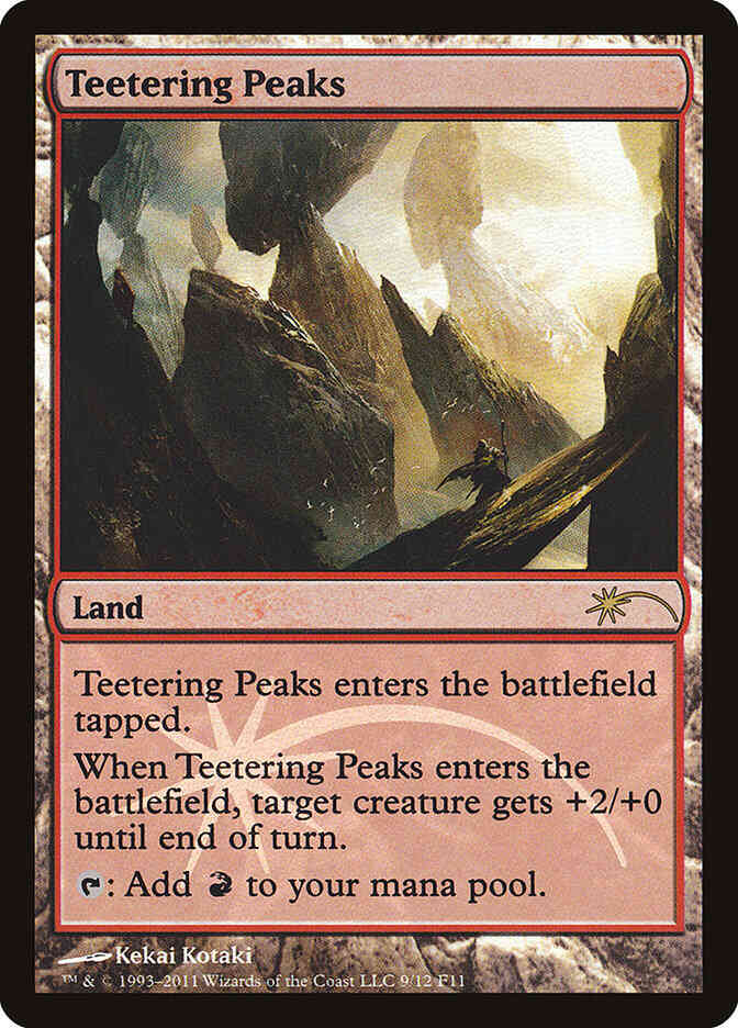 Teetering Peaks [9] [Friday Night Magic 2011] [Foil]
