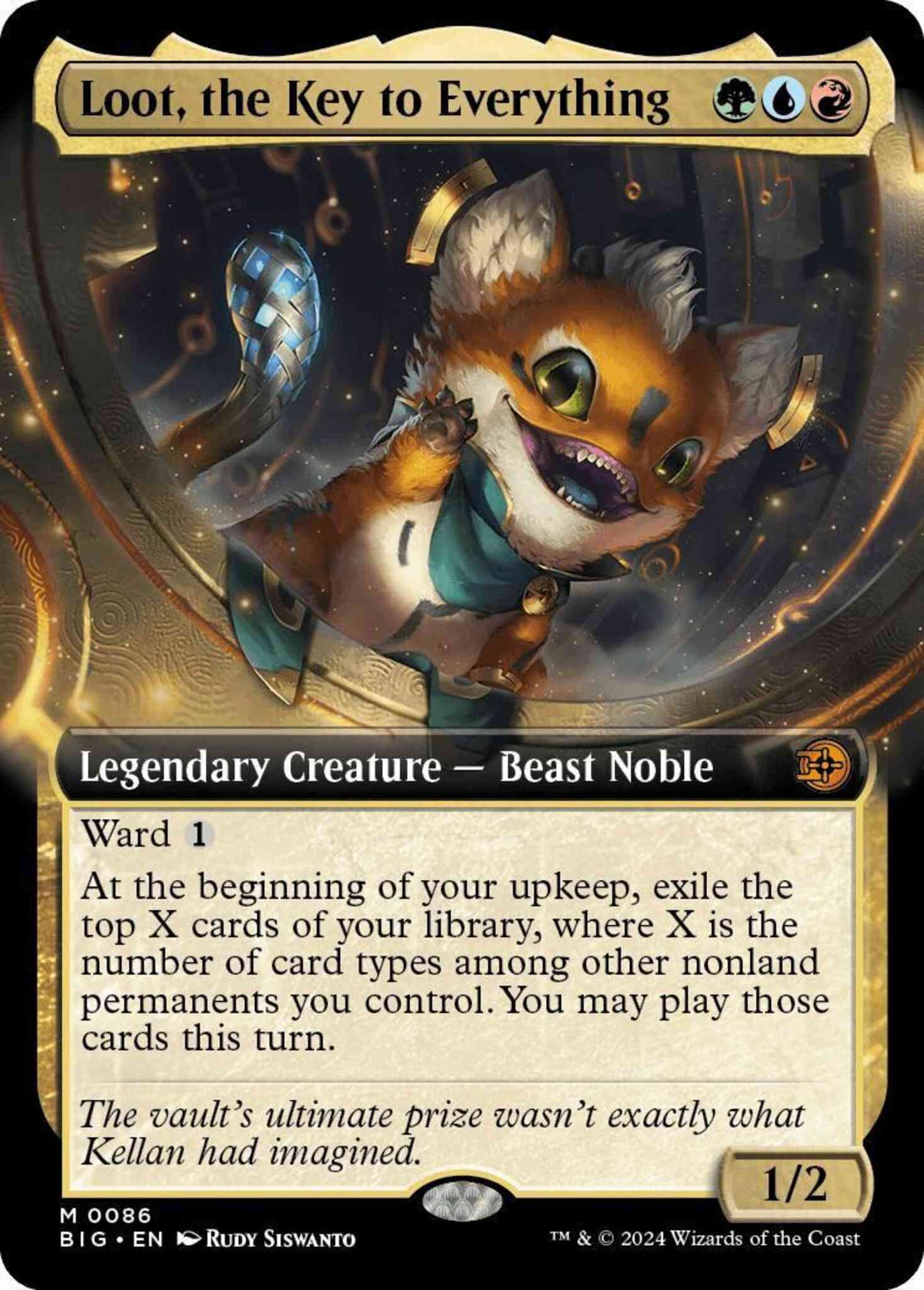 Loot, the Key to Everything [86] [Extended Art] [The Big Score] [Non-Foil]