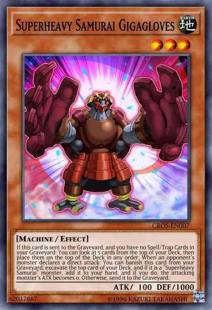 Superheavy Samurai Gigagloves - CROS-EN007 - Common - Unlimited