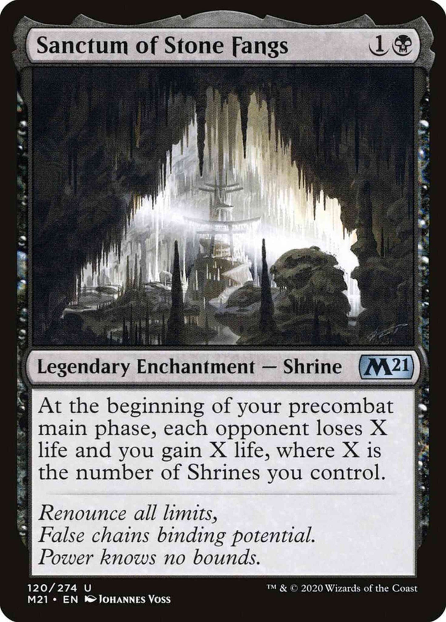 Sanctum of Stone Fangs [120] [Core Set 2021] [Non-Foil]