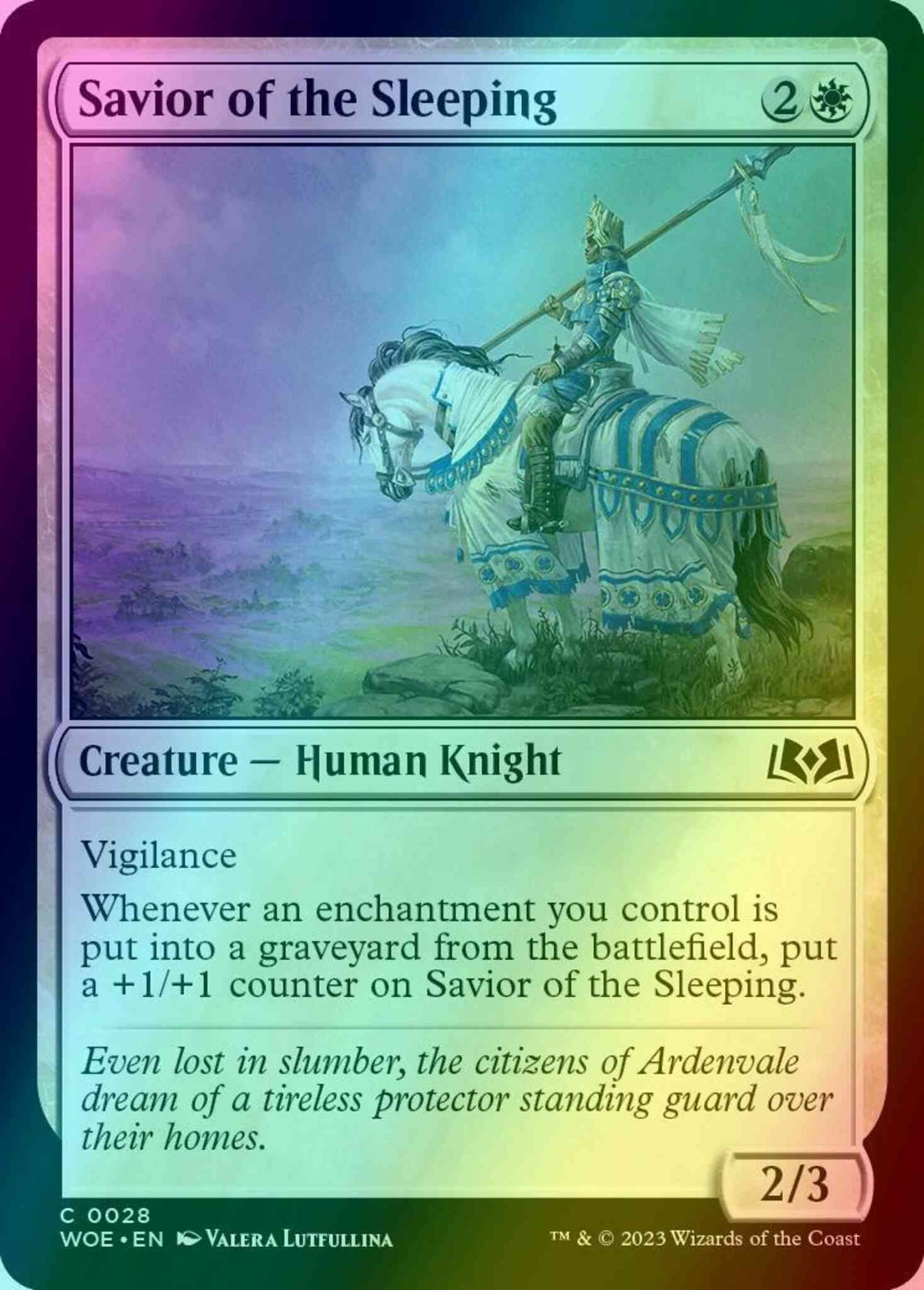 Savior of the Sleeping [28] [Wilds of Eldraine] [Foil]